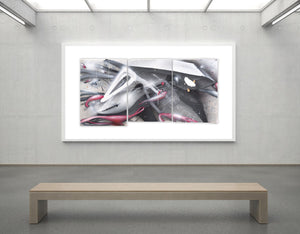 LINKONE 'Inkanyiso (Enlightenment)' Original Triptych on Paper