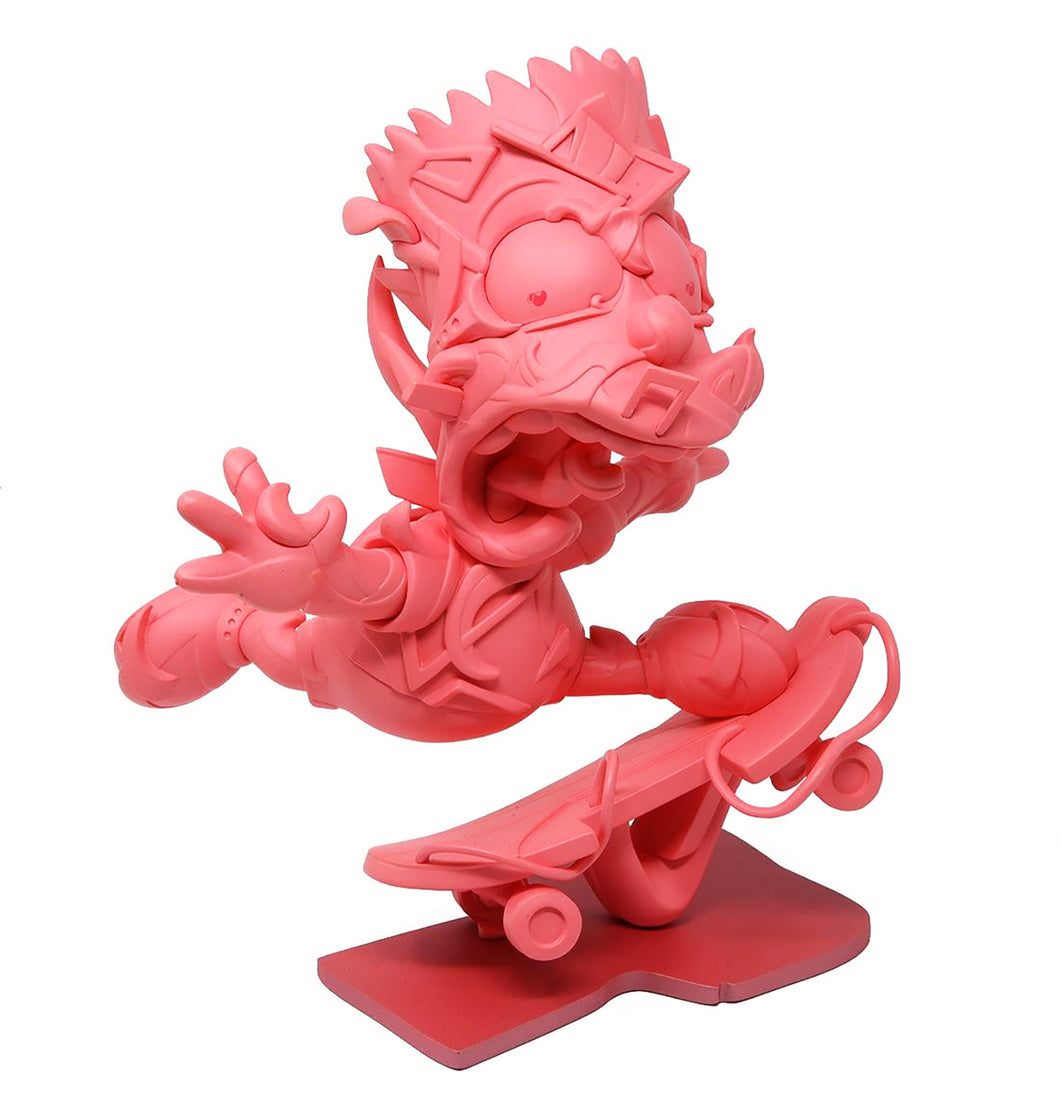 LOUIS DE GUZMAN 'Elevate' (pink) Vinyl Art Sculpture
