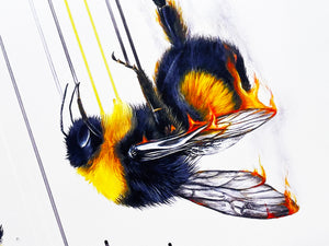 LOUISE McNAUGHT 'Ashes, Ashes, We ALL Fall Down' Giclée Print