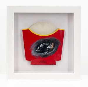 LOUISE McNAUGHT 'Do You Want Eyes with That?' Framed Original