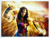 MARK DAVIES 'Thunderbolts of Jove! (Wonder Woman)' Giclee Print - Signari Gallery 