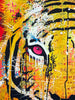 MARKO93 'Pink Blue Eyes Tiger' 4-Color Lithograph Print - Signari Gallery 