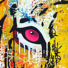 Load image into Gallery viewer, MARKO93 &#39;Pink Blue Eyes Tiger&#39; 4-Color Lithograph Print - Signari Gallery 
