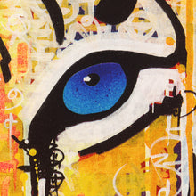 Load image into Gallery viewer, MARKO93 &#39;Pink Blue Eyes Tiger&#39; 4-Color Lithograph Print - Signari Gallery 