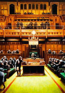 MASON STORM 'Monkey Parliament I-III' Framed Giclée Print Set - Signari Gallery 