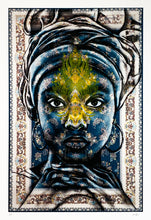 Load image into Gallery viewer, MATEO WALL PAINTER &#39;Seriya&#39; Hand-Embellished Giclée Print