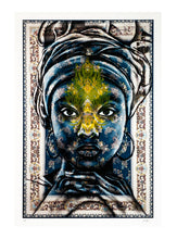 Load image into Gallery viewer, MATEO WALL PAINTER &#39;Seriya&#39; Hand-Embellished Giclée Print - Signari Gallery 