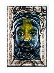 MATEO WALL PAINTER 'Seriya' Hand-Embellished Giclée Print - Signari Gallery 