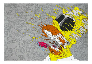MATT GONDEK 'Deconstructed D'oh Nut' Screen Print - Signari Gallery 