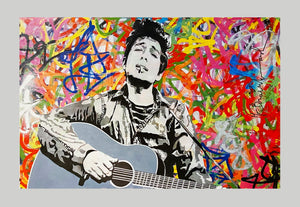 MR. BRAINWASH 'Bob Dylan' Offset Lithograph