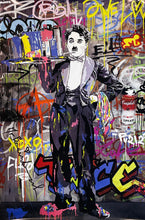 Load image into Gallery viewer, MR. BRAINWASH &#39;Charlie Chaplin (Spray Tray)&#39; Offset Lithograph