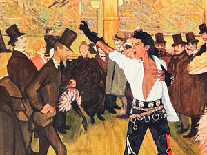 MR. BRAINWASH 'Michael Jackson: Moulin Rouge' Offset Lithograph