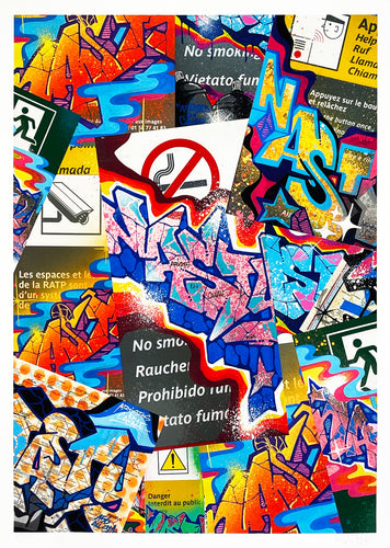 NASTY 'No Smoking' Archival Pigment Print - Signari Gallery 