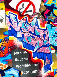 NASTY 'No Smoking' Archival Pigment Print - Signari Gallery 