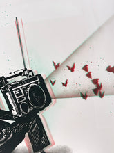 Load image into Gallery viewer, NICK WALKER &#39;Boom Box Vandal&#39; Framed Hand-Painted Edition