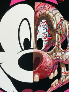 NYCHOS 'Mickey Head Anatomy' Giclée Print - Signari Gallery 