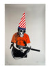 PAUL INSECT 'Dunce Boy' (orange) Screen Print