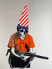 PAUL INSECT 'Dunce Boy' (orange) Screen Print