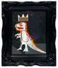 PENNY 'Bashquiat' (black) HPM on Canvas Framed