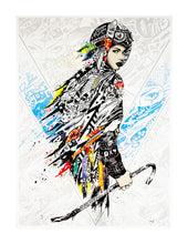 Load image into Gallery viewer, PREFAB 77 &#39;White Line Fever&#39; (blue) Archival Pigment Print - Signari Gallery 