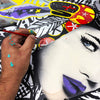 PREFAB 77 'White Line Fever' (blue) Archival Pigment Print - Signari Gallery 