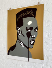 Load image into Gallery viewer, PURE EVIL &#39;Miss Grace Jones&#39; (gold) Screen Print