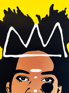 PURE EVIL 'Jean-Michel Basquiat's Nightmare' Screen Print