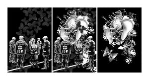 PURE EVIL x MISS BUGS 'Mashup' 3-Screen Print Set
