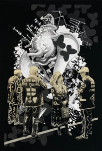 PURE EVIL x MISS BUGS 'Mashup' 3-Screen Print Set