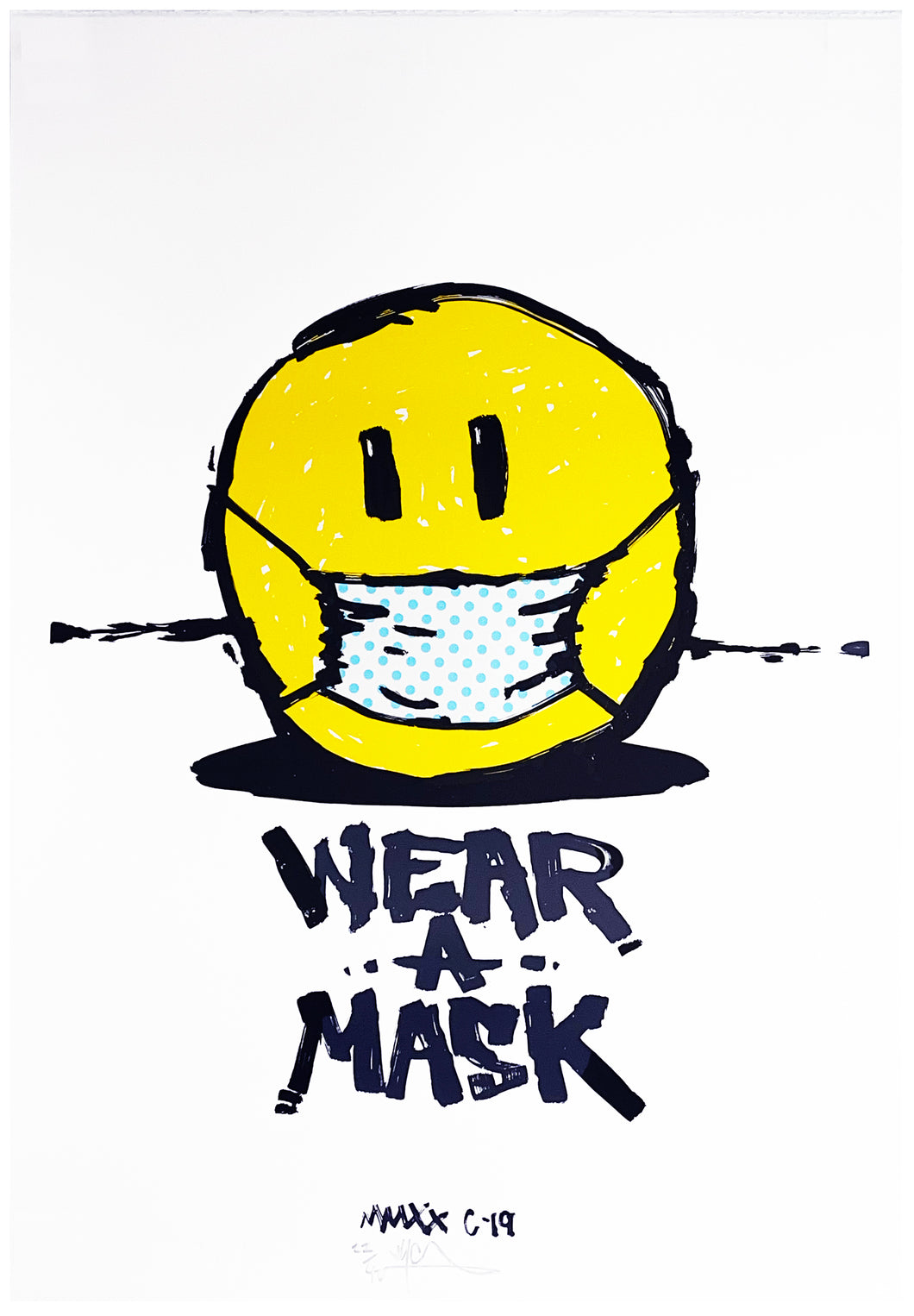 RYCA 'Wear A Mask' 3-color Silkscreen Print