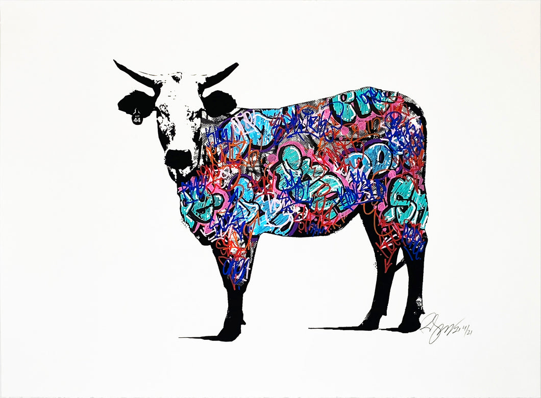 RENE GAGNON 'Tagged' Hand-Embellished Serigraph Print - Signari Gallery 