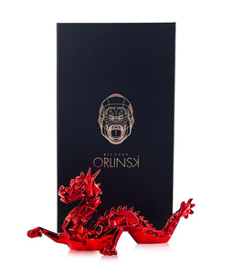 RICHARD ORLINSKI 'Dragon Spirit' (red) Resin Art Figure - Signari Gallery 