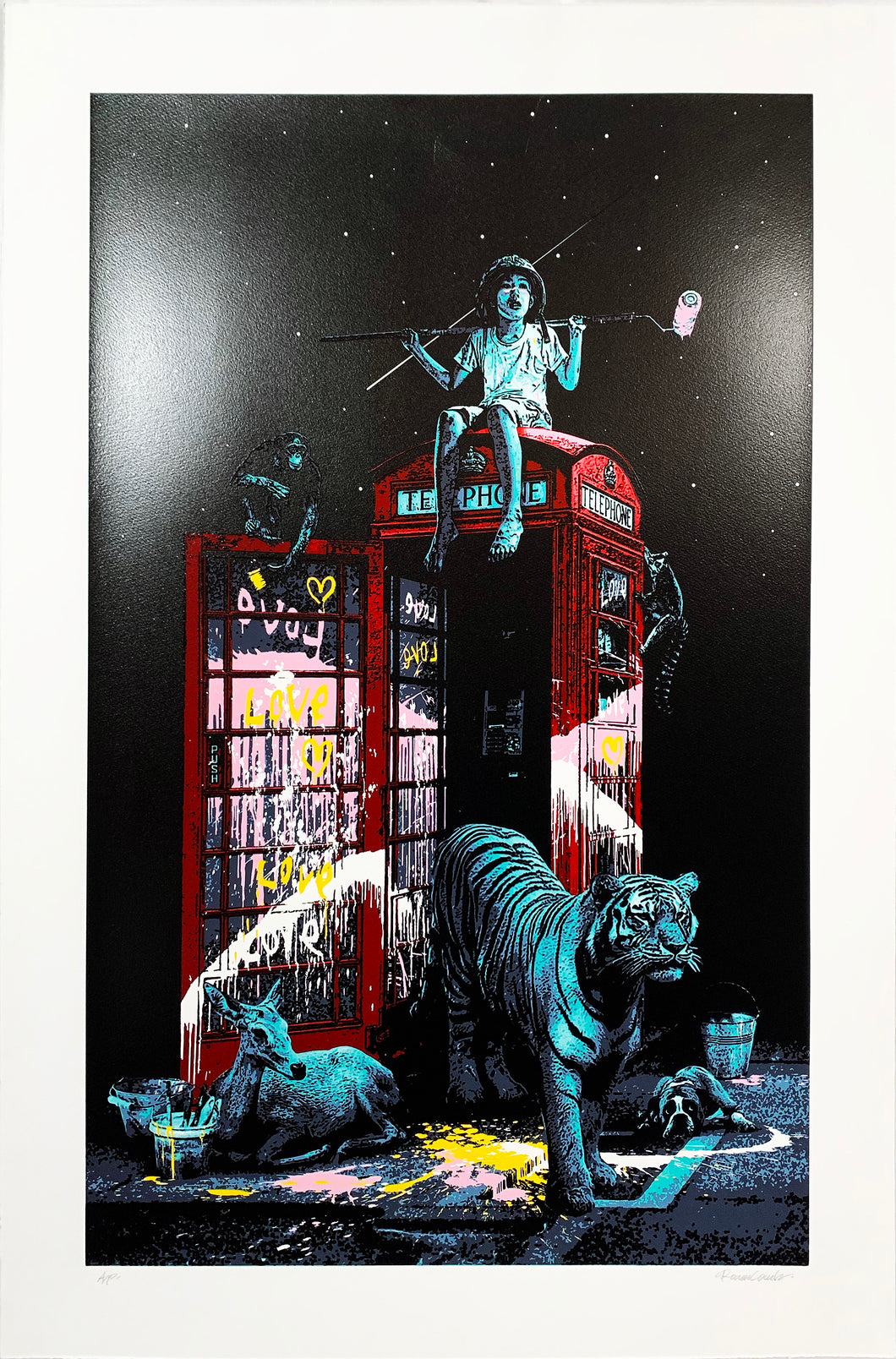 ROAMCOUCH 'London Calling' Screen Print