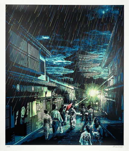 ROAMCOUCH 'Rain Caller' Screen Print - Signari Gallery 