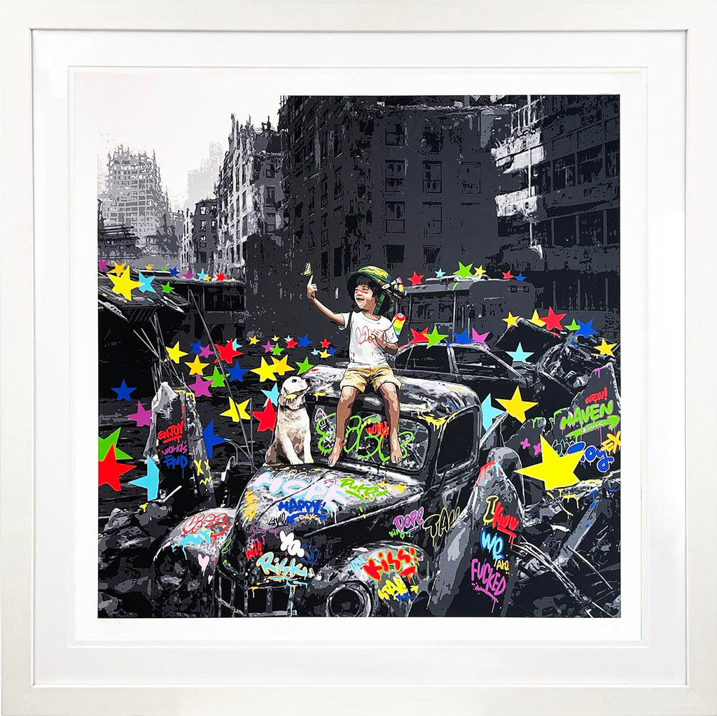ROAMCOUCH 'World's End' Framed Giclée Print (PP)