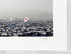 ROAMCOUCH x JEFF GILLETTE 'Ruined Sign' (HE) Giclée Print