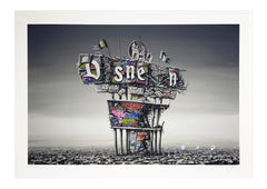 ROAMCOUCH x JEFF GILLETTE 'Ruined Sign' (HE) Giclée Print