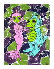 Load image into Gallery viewer, RON ENGLISH &#39;Aqua Apes&#39; 6-Color Screen Print - Signari Gallery 