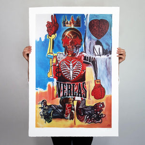 RON ENGLISH 'Basquiat Boxer Everlast' 10-Color Screen Print