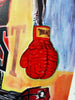 RON ENGLISH 'Basquiat Boxer Everlast' 10-Color Screen Print