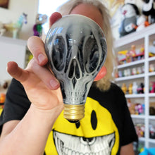 Load image into Gallery viewer, RON ENGLISH &#39;Light Cult Crypto Bulb&#39; Glow in the Dark Art Sculpture
