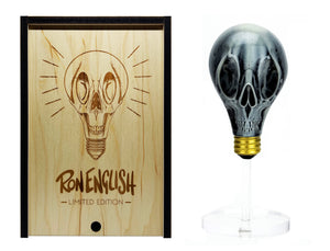 RON ENGLISH 'Light Cult Crypto Bulb' Glow in the Dark Art Sculpture