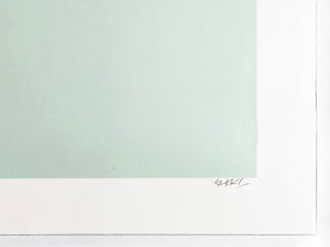 SHOK-1 'Thorns' (pastel green) Framed 9-Layer Screen Print - Signari Gallery 
