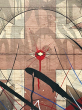 Load image into Gallery viewer, SABER &#39;Union Jacked&#39; Hand-Finished Screen Print - Signari Gallery 