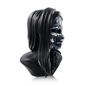 SANDRA CHEVRIER 'Les Cages Là Où Les Gens Pleurent' (black) Polystone Bust - Signari Gallery 