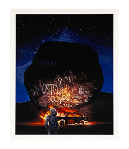 SCOTT LISTFIELD 'Big Rock' Giclèe with Silkscreen Print - Signari Gallery 