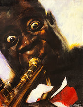 Load image into Gallery viewer, SEBASTIAN KRUGER &#39;Satchmo&#39; Giclee on Canvas - Signari Gallery 