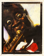 Load image into Gallery viewer, SEBASTIAN KRUGER &#39;Satchmo&#39; Giclee on Canvas - Signari Gallery 