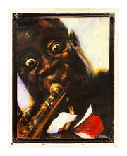 Load image into Gallery viewer, SEBASTIAN KRUGER &#39;Satchmo&#39; Giclee on Canvas - Signari Gallery 