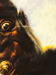 SEBASTIAN KRUGER 'Satchmo' Giclee on Canvas - Signari Gallery 